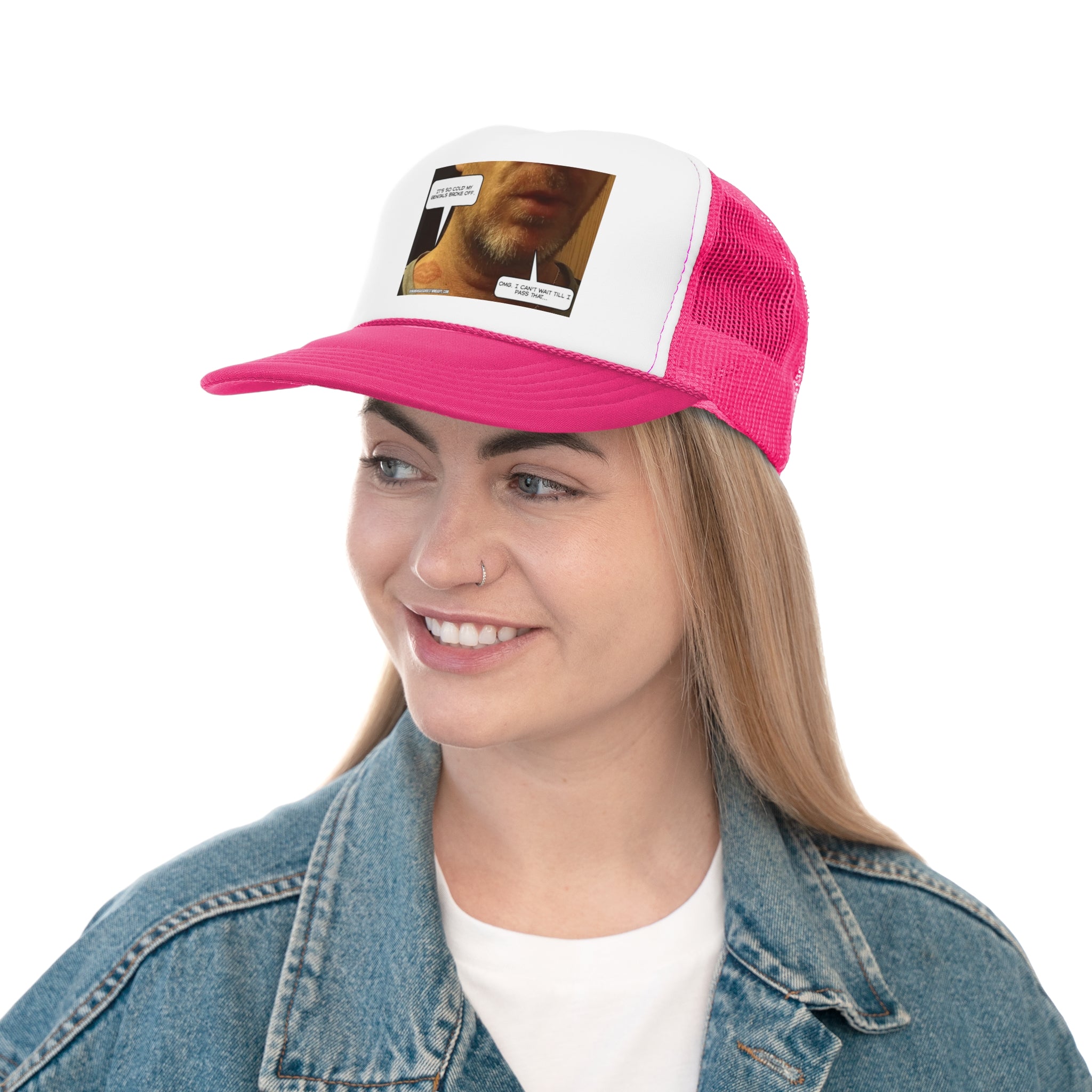 Funny Graphic Trucker Cap - "It&
