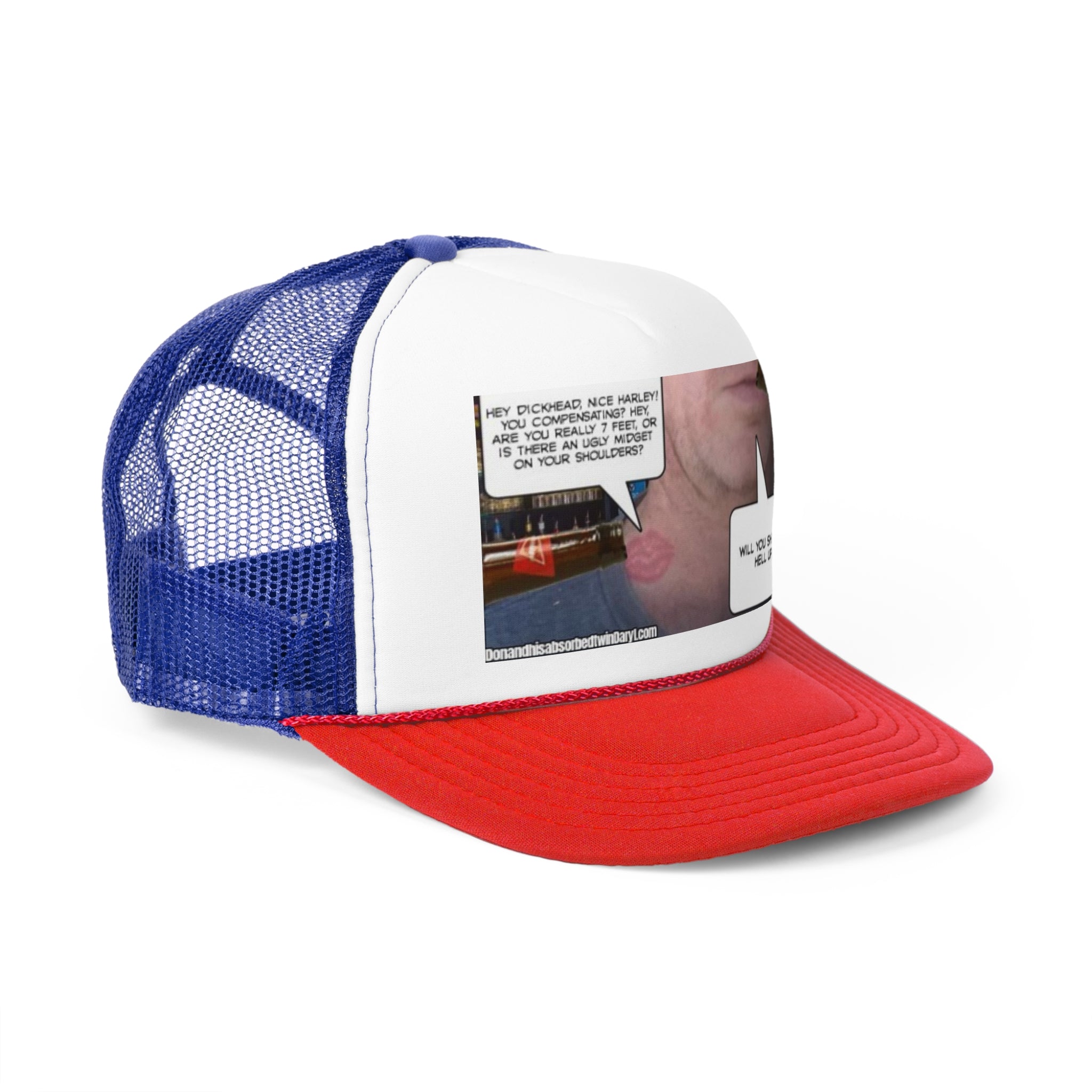 Funny Trucker Cap - "Nice Harley"