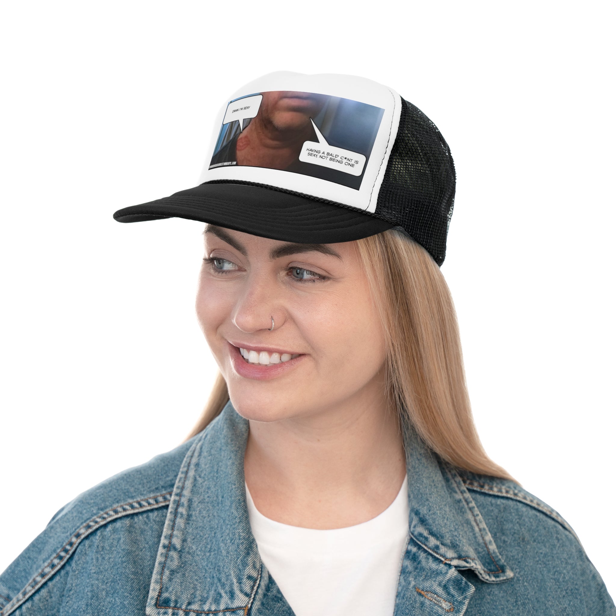 Funny Trucker Cap – "Bald is Sexy&