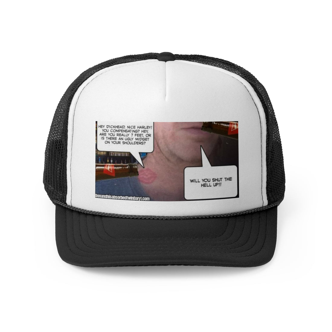 Funny Trucker Cap - "Nice Harley"