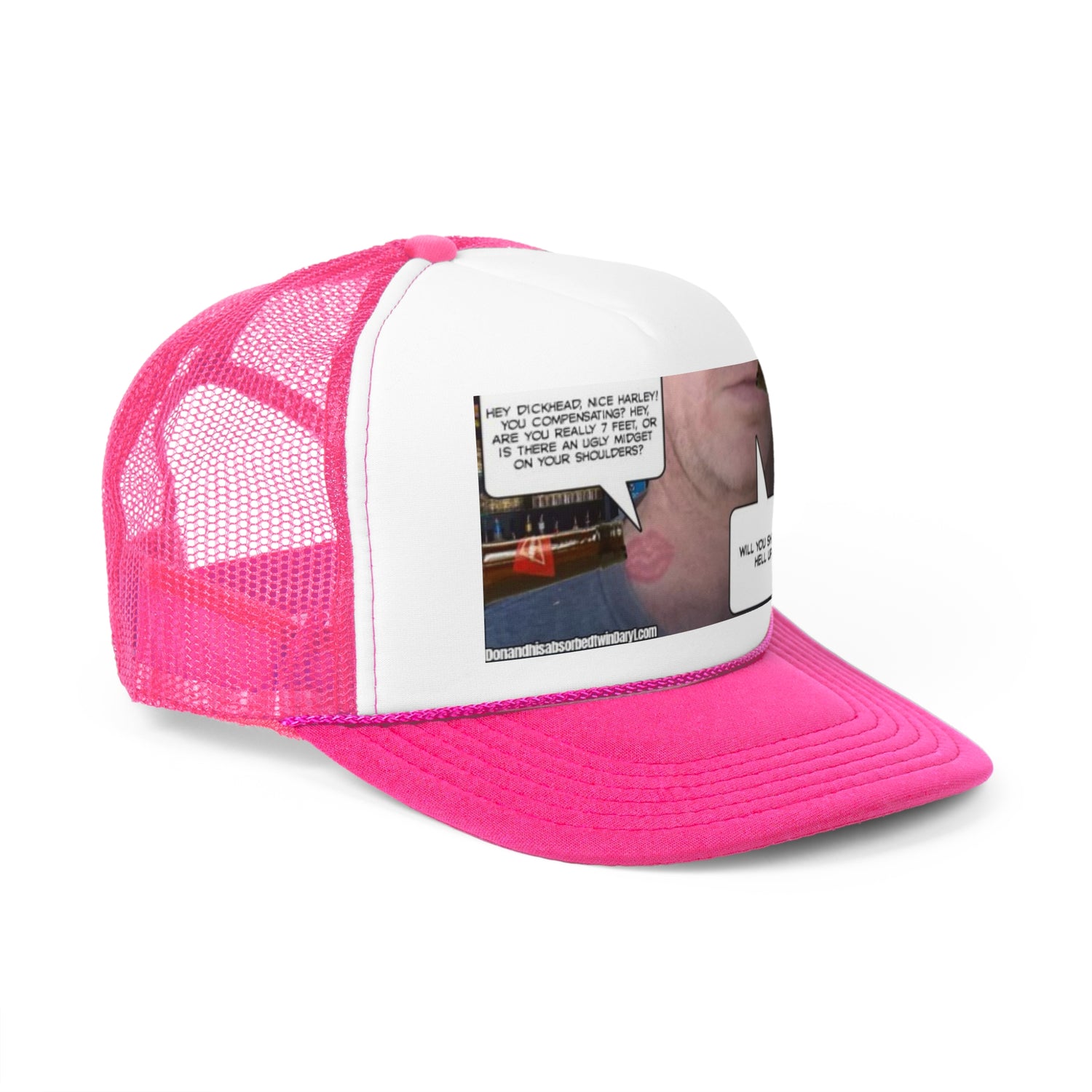 Funny Trucker Cap - "Nice Harley"