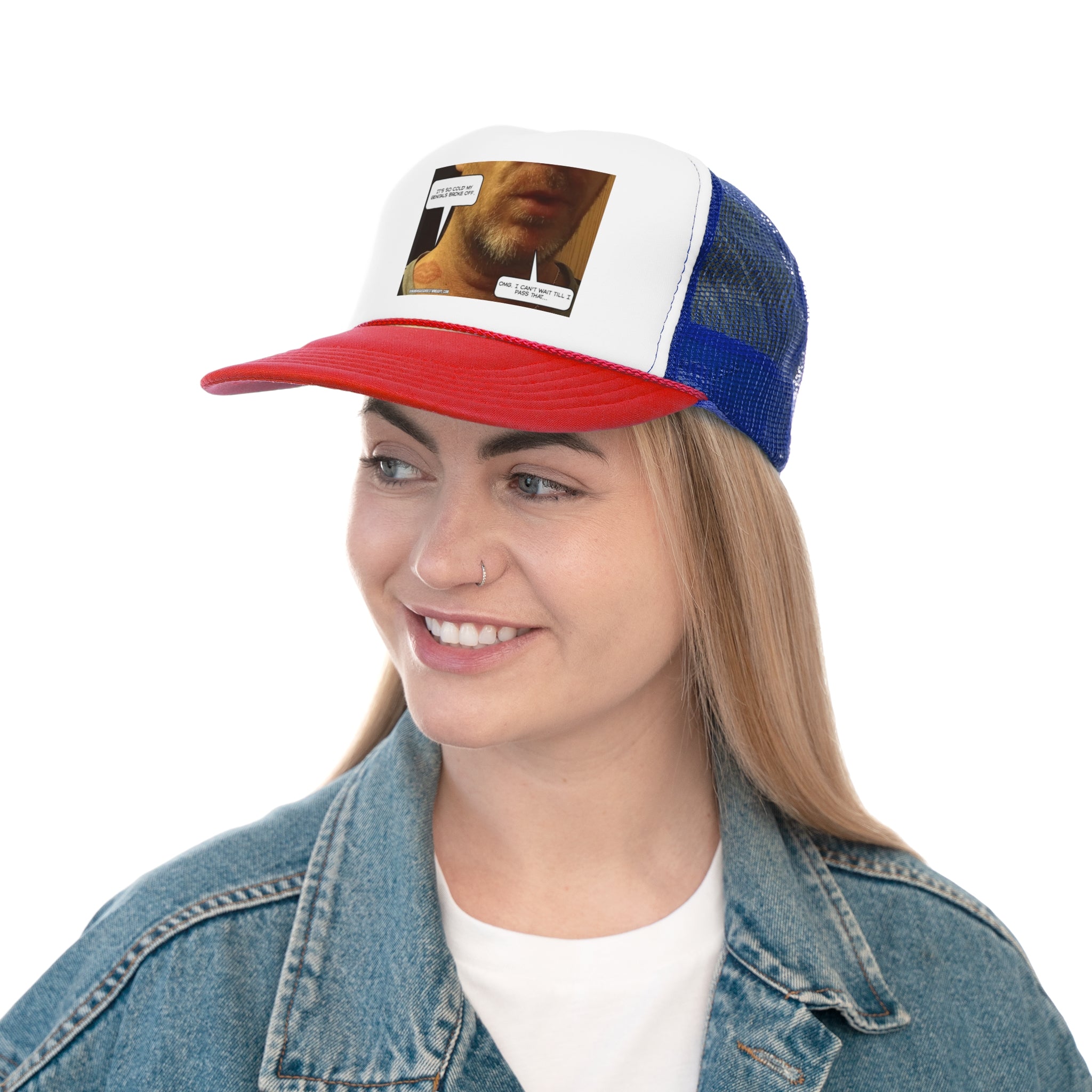 Funny Graphic Trucker Cap - "It&