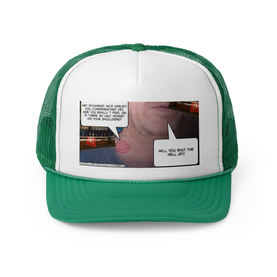 Funny Trucker Cap - "Nice Harley"