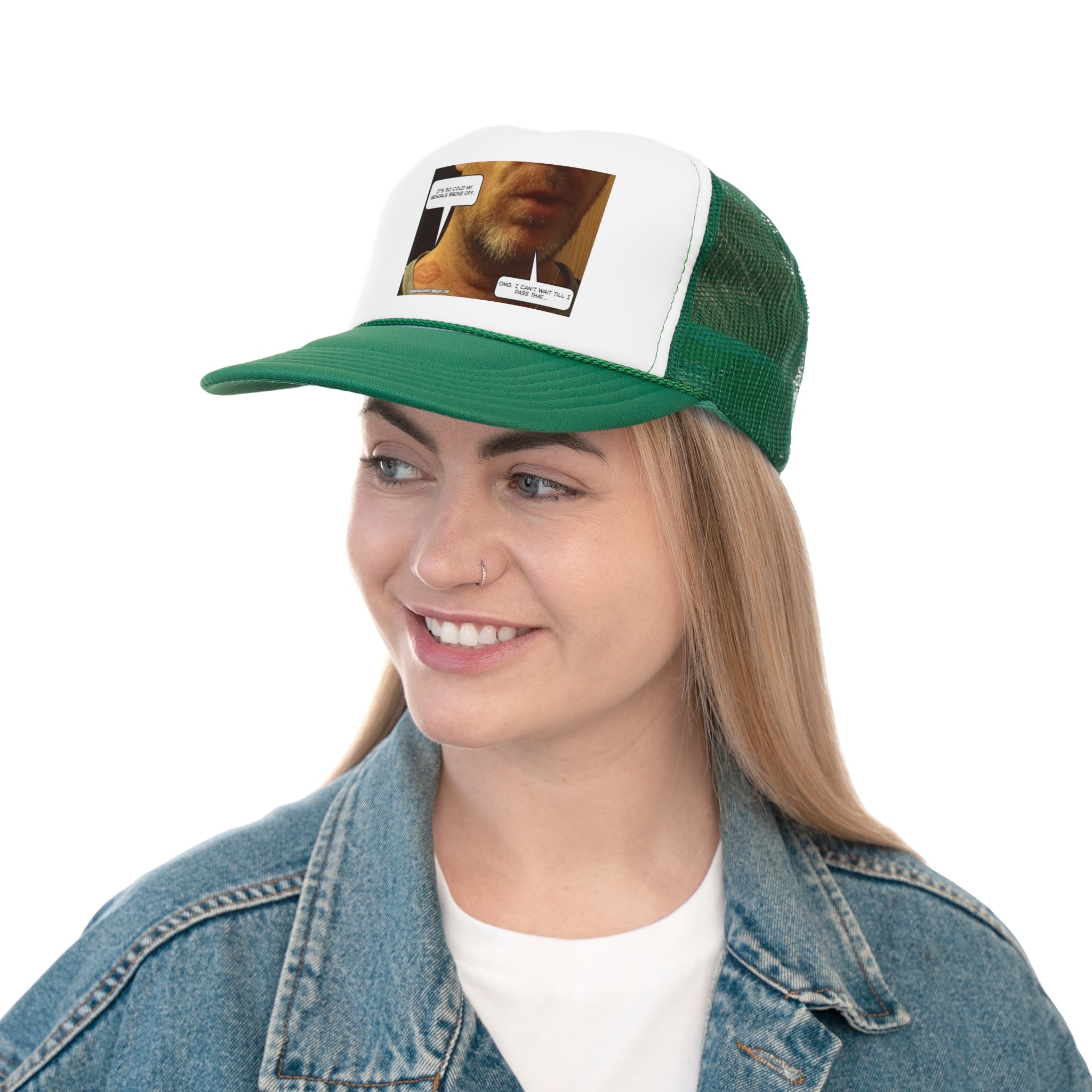 Funny Graphic Trucker Cap - "It&