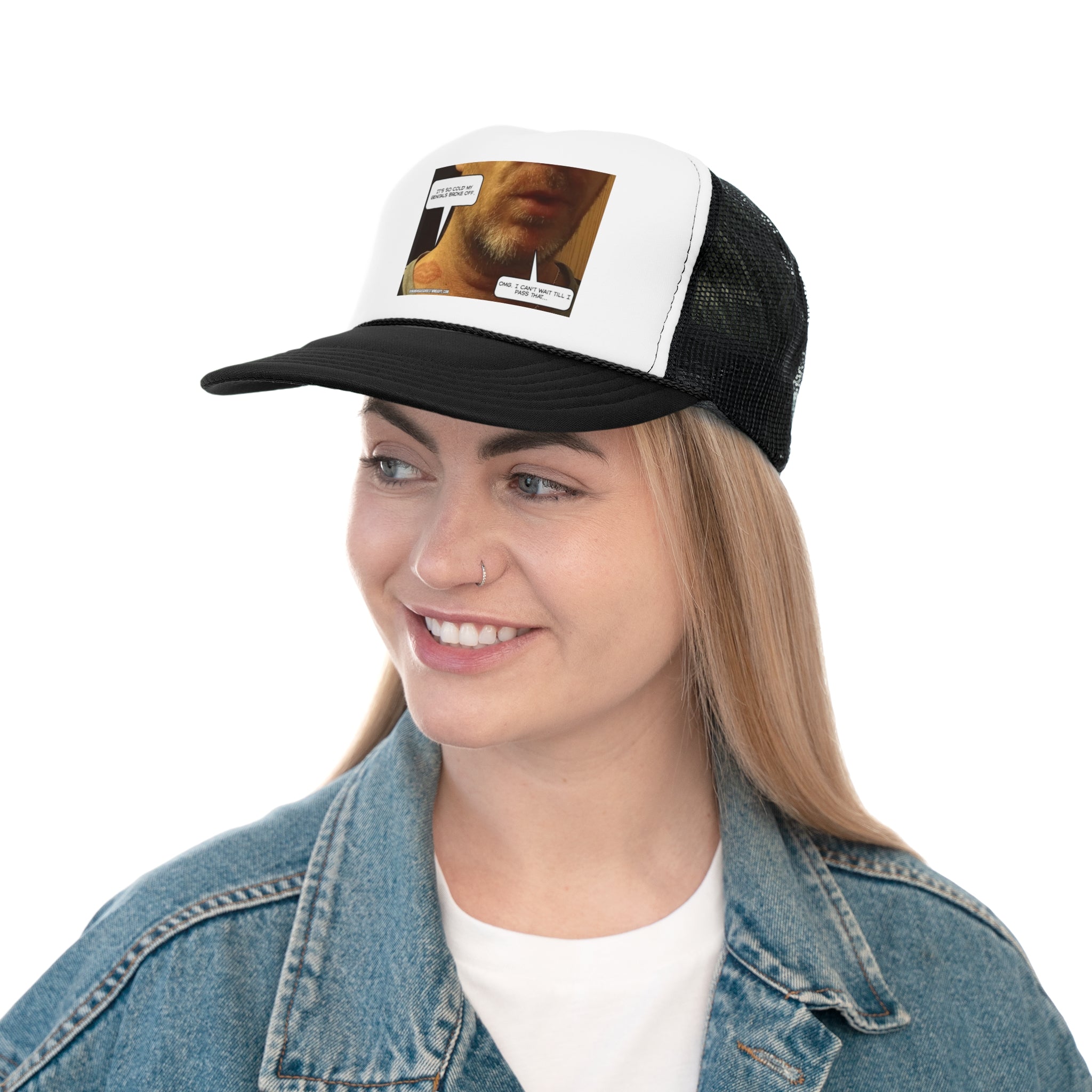 Funny Graphic Trucker Cap - "It&