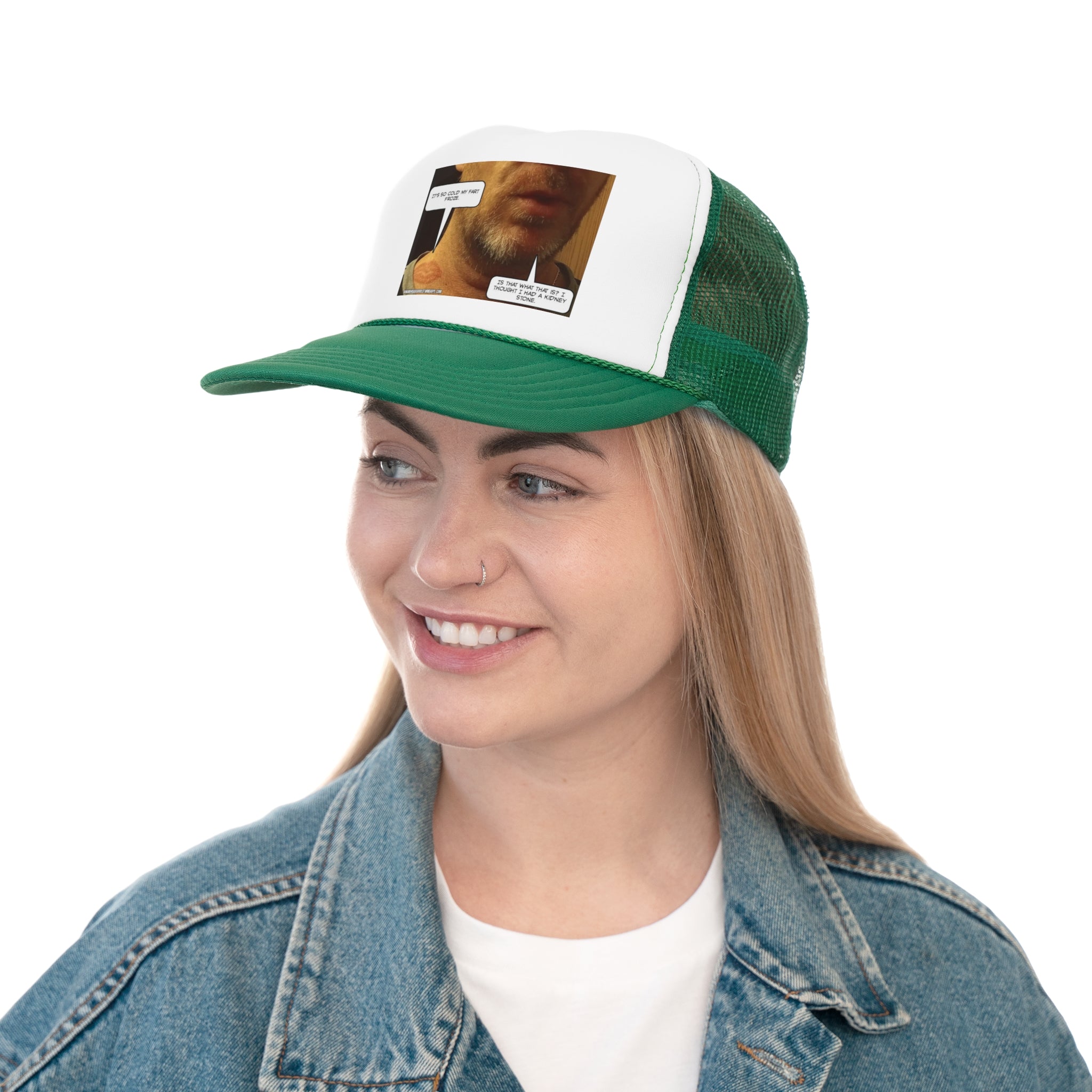 Funny Graphic Trucker Cap - "It&
